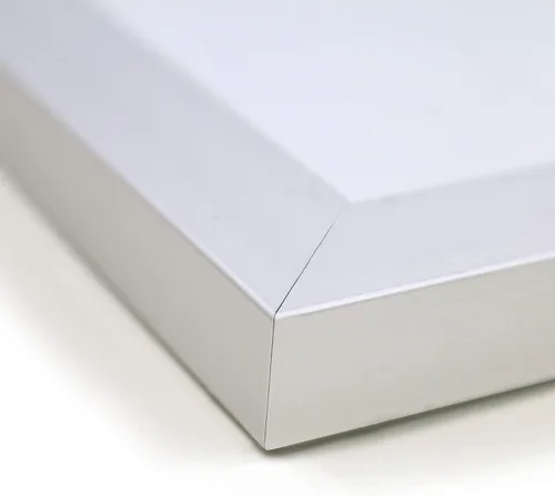 Vista 4 de Ghent Pizarra magnética de porcelana con marco de aluminio, 2'H x 3' W