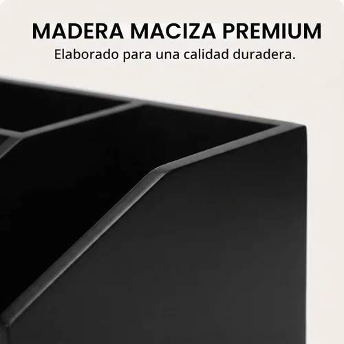 Vista 7 de Organizador de Barra de Café para Encimera - Estación Organizadora de Café de Madera, Organizador de Estación de Café para el Hogar & la Oficina