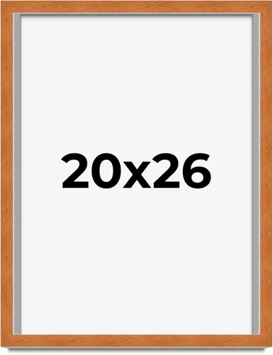 Vista 202 de Marco de 3 x 3 pulgadas de madera maciza de nuez y miel marrón con plexiglás acrílico UV, respaldo de tablero de espuma y accesorios para colgar