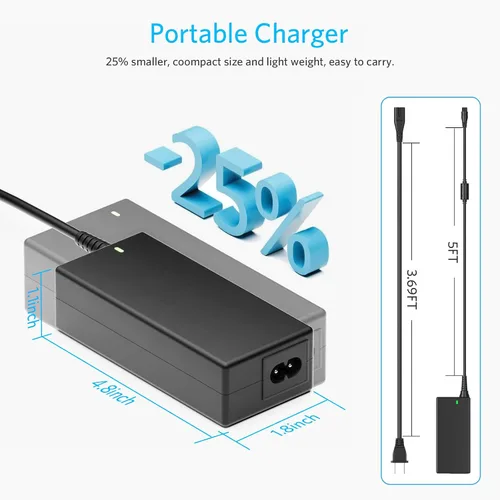 Vista 5 de Belker Cargador universal para portátil de 90 W y 65 W, cable de alimentación para HP Dell Asus Lenovo, Samsung, Acer Gateway, Toshiba, fuente