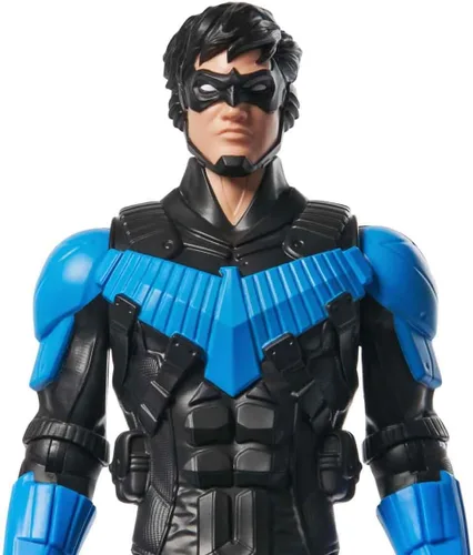 Vista 5 de DC Comics - Figura de acción de Nightwing de 12 pulgadas, juguetes para niños y niñas, edades 3+ Multicolor