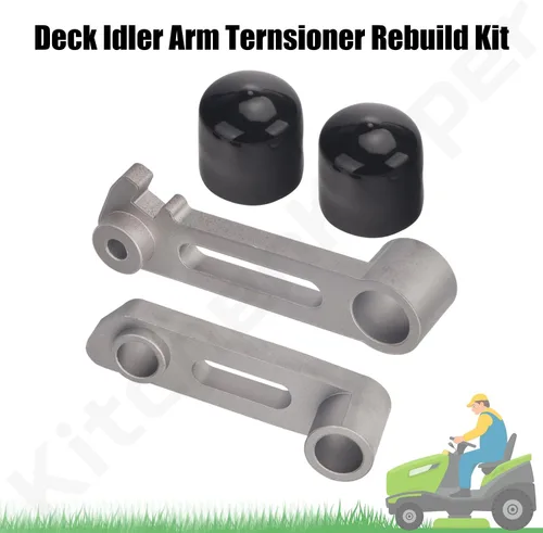 Vista 5 de M136635 M143350 - Tensor de brazo tensor y buje de reconstrucción compatible con modelos de tractor y cortacésped John D-eere 48C 54C GT LX GX
