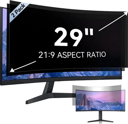 Vista 18 de Pantalla magnética de privacidad para MacBook Pro de 13 pulgadas (2016-2022, M1, M2), filtro de luz azul antirreflejos con cubierta de cámara