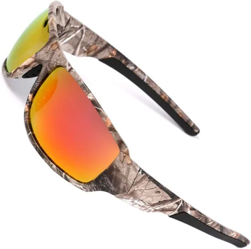 Vista 12 de Lentes de sol Tr90 polarizados para deportes al aire libre, marco de camuflaje para hombres y mujeres, ideales para conducir, pescar, cazar, reducir