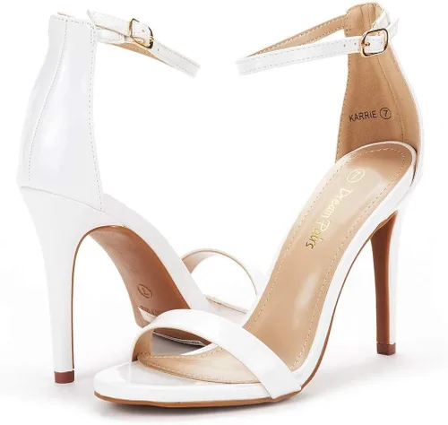 Vista 4 de DREAM PAIRS Karrie - Sandalias con tacón alto de aguja para mujer