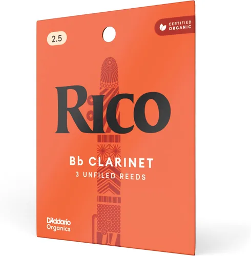 Vista 11 de D’Addario Woodwinds - Lengüetas para clarinete Rico Bb - RCA0315 - Fuerza 1.5, paquete de 3