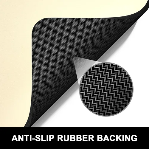 Vista 5 de Rnivvi Tapete de secado de platos para encimera de cocina, 16 x 18 pulgadas, bonita almohadilla de secado absorbente resistente al calor con goma