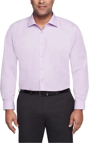 Vista 6 de UNLISTED - Camisa de vestir grande y alta para hombre Negro