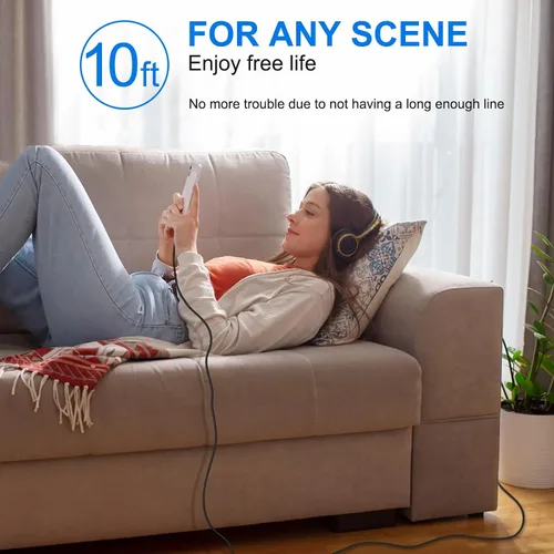 Vista 6 de Cargador de carga rápida para iPhone 16 y 15, paquete de 3 cargadores USB C PD de 20 W con cable de 10 pies, cable USB C tipo C para iPhone 16/16