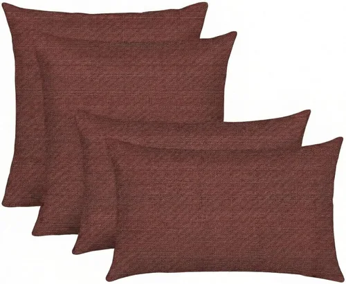 Vista 10 de RSH DECOR: Sunbrella Juego de 4 almohadas lumbares y cuadradas 20 x 12 pulgadas y 17 x 17 pulgadas Tela resistente al agua y a la decoloración