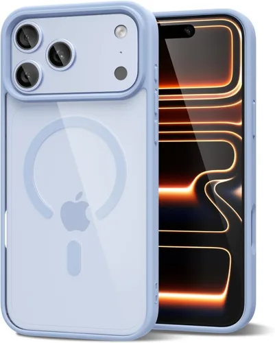 Vista 33 de oakxco Funda magnética transparente compatible con Magsafe, bonita funda delgada y transparente de poliuretano termoplástico no amarillenta, carcasa