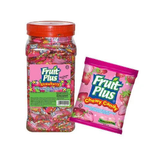 Vista 2 de Fruit Plus Tarro de caramelos masticables 2.2 lbs (Mango)