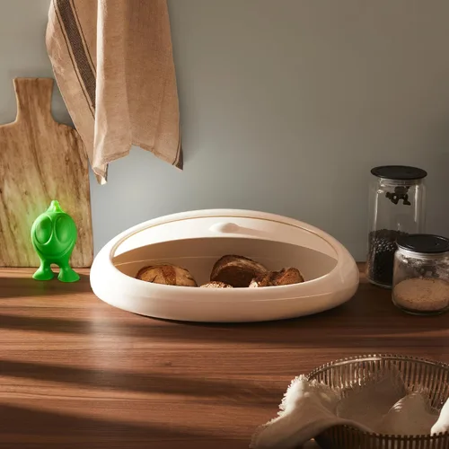 Vista 4 de Alessi ASG22 B "Gnam" Panera negra Negro