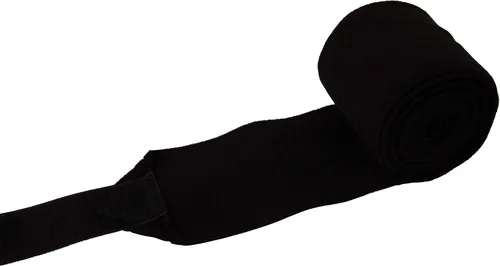 Vista 7 de Huntley Equestrian Envolturas de polo para caballos: vendaje protector de soporte de pierna para entrenamiento, ejercicio, participación - 4 Negro