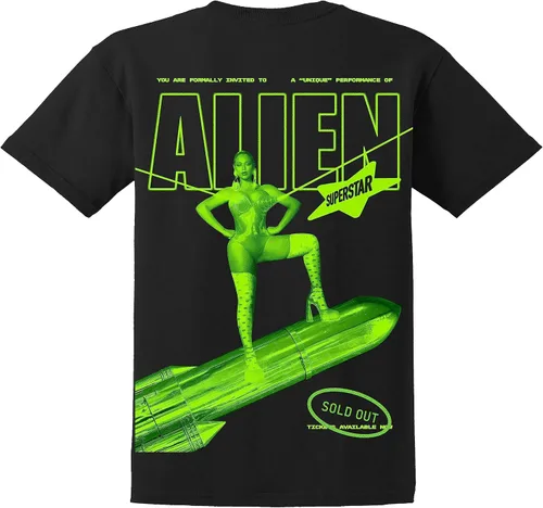 Vista 2 de Beyoncé Camiseta oficial de Renaissance World Tour Merch Alien Superstar