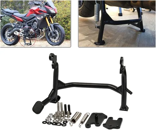 Vista 3 de MaNboc Kickstand Central Center Parking Stand Bracket Support Holder Motorcycle Accessories Compatible with Yamaha MT-07 MT07 FZ-07 FZ07 Tracer 700