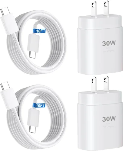 Vista 23 de Cargador USB C de 30 W para iPhone 15/15 Pro Max/15 Pro/15 Plus/Samsung Galaxy S23 Ultra/S23/S23+/S22/S22 Ultra/S22+/S22+/S21 Ultra/S20 Ultra/Note