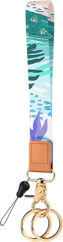 Vista 27 de Llavero de pulsera para mujeres y hombres, soporte para llavero, cordón de muñeca para llaves Animal