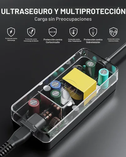 Vista 3 de Adaptador de 42V 1.7A AC/DC Cargador original para Segway Ninebot