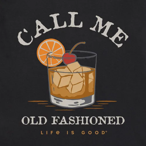 Vista 2 de Life is Good. Camiseta Crusher Call Me Old Fashioned, color marrón caoba