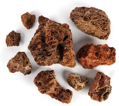 Vista 16 de LANDEN Piedras de Dragón Naturales (16 libras, 2~8 pulgadas, 7-8 piezas) para Aquascaping, Terrarios, Paludarios, Vivarios, Recintos de Reptiles