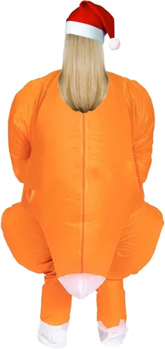 Vista 4 de YCHRLSO disfraz inflable de pavo