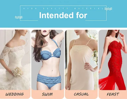 Vista 5 de Nippleless Covers - Sujetador de silicona reutilizable para pezón con cubierta para pezón para mujer diámetro de 43 pulgadas rosa Suave