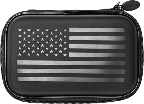 Vista 19 de Casemaster Sentinel - Estuche para dardos con 6 puntas de acero o punta suave, totalmente montado, funda rígida de EVA con espuma, resistente al