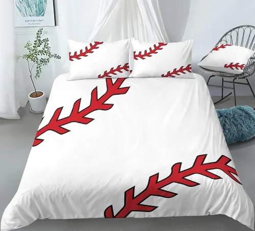 Vista 7 de REALIN Juego de funda de edredón con diseño de Hawthorn 3D, ropa de cama con diseño de bosque japonés, montaña, río, 2/3/4 piezas