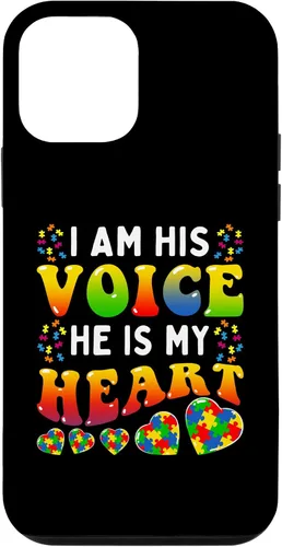 Vista 12 de Funda para iPhone 15 Mom Mama Autistic Autism Concientización Mes