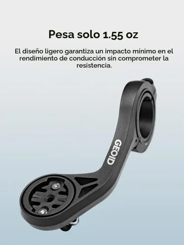 Vista 4 de Soporte para computadora de bicicleta, soporte frontal exterior para bicicleta de carretera, compatible con Garmin Wahoo Bryton Magene Cycplus