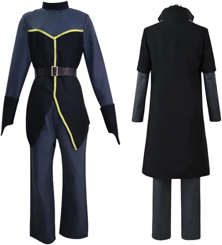 Vista 2 de Rimuru Cosplay Costume,Rimuru Tempest Costume Outfit Mask Halloween
