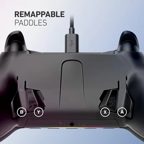 Vista 3 de SCUF ENVISION Wired PC Gaming Controller - Five Remappable G-Keys - Remappable Back Paddles - iCUE Compatible - Black