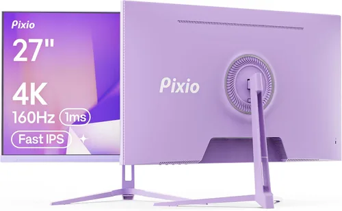 Vista 13 de Pixio PX27U Wave Beige 27 pulgadas 160Hz Frecuencia de actualización 4K 3840x2160p Resolución Panel IPS rápido 1ms GTG Tiempo de respuesta Monitor