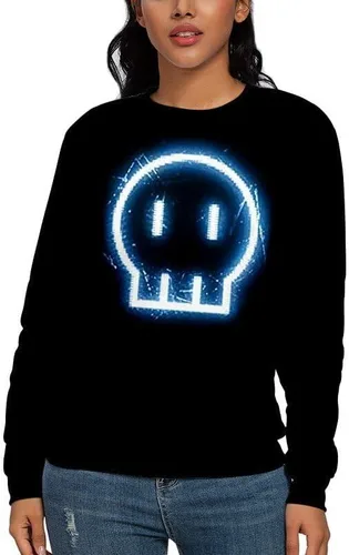 Vista 3 de Murder Drones - Sudadera con capucha multicolor para cosplay, cuello redondo, para hombres y mujeres