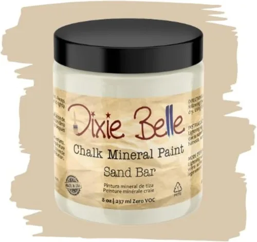 Vista 176 de Pintura para muebles con acabado de tiza Dixie Belle Paint Company - Amatista (4oz) - Pintura mineral de tiza chic púrpura profundo mate
