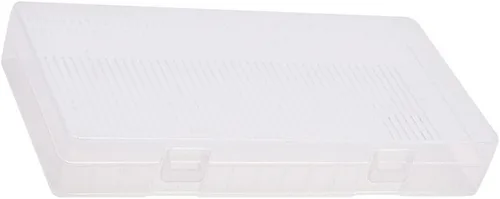 Vista 12 de Jutagoss Caja organizadora de almacenamiento de batería AA 8 capacidad de almacenamiento de batería organizador para batería AA SBC-022 transparente