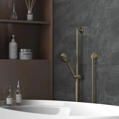 Vista 7 de Codo de suministro de pared de latón 100% para ducha de mano con válvula de retención, adaptador de manguera de 1/2 pulgada para Delta, cabeza Moen