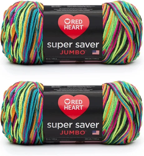Vista 29 de Red Heart Super Saver Jumbo Ovillo de lana, Amatista
