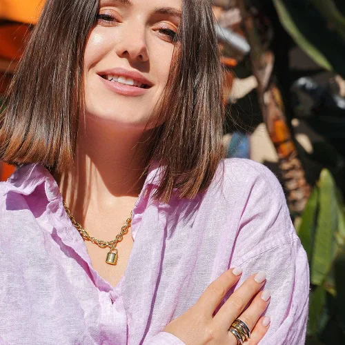 Vista 9 de CIUNOFOR Anillo de cruz de 0.539 in para mujer, anillo de compromiso chapado en oro rosa, plata, oro, grabado personalizado