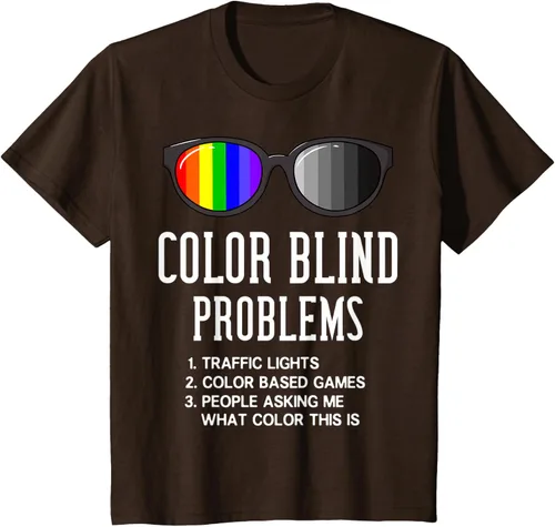 Vista 6 de Color Blind Problems - Camiseta para regalo con gafas de prueba