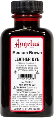 Vista 41 de Angelus Tinte para cuero, 3 onzas, bronceado militar