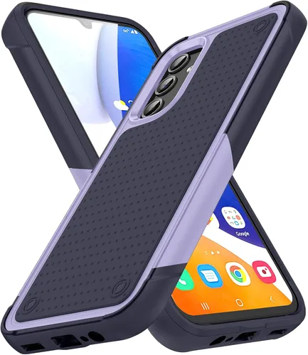 Vista 11 de Funda diseñada para Samsung Galaxy A14 5G, regalo 2 en 1, protección contra caídas de grado militar, resistente a prueba de golpes, para Galaxy A14