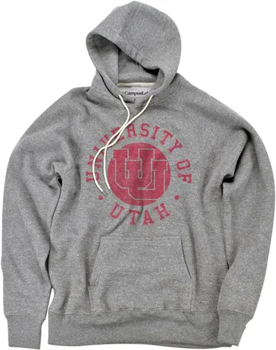 Vista 8 de Campus Lab Collegiate Classic Retro Stamp - Sudadera con capucha unisex para adultos
