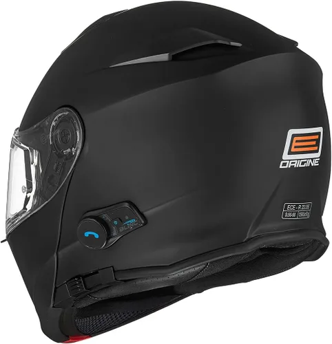 Vista 4 de ORIGINE Casco Modular Bluetooth con Marcación por Voz para Casco de Motocicleta, Llamadas Manos Libres, Aprobado por DOT