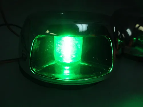 Vista 7 de Pactrade Marine Luces LED de estribor verde horizontal del puerto rojo de la navegación SS304