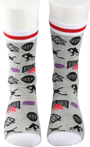 Vista 2 de PXTIDY 2 pares de calcetines de portero de hockey portero regalo de portero de hockey sobre hielo regalos para jugadores de hockey sobre hielo