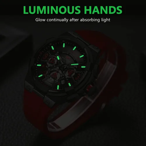 Vista 4 de AIMES Watch for Men Sport Military Waterproof Chronograph Mens Watches Analog Quartz Big Face Classic Stylish Fashion Casual Designer Business Work