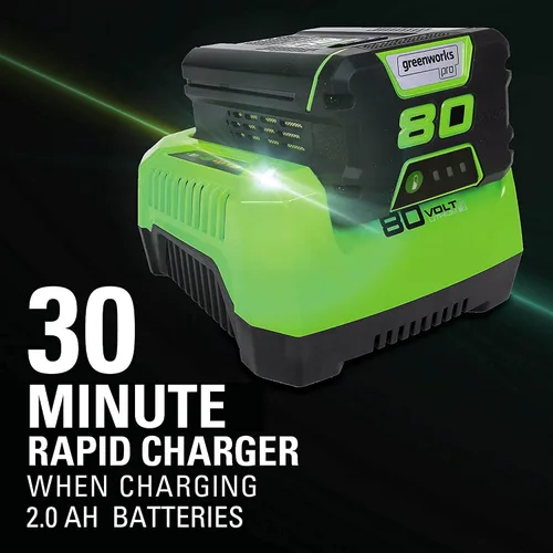Vista 9 de Cortasetos de poste inalámbrico Greenworks Pro de 80 V y 20 pulgadas, solo herramienta