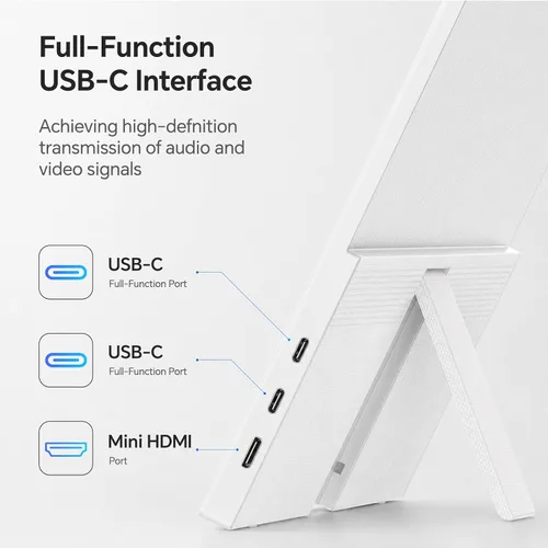 Vista 6 de KTC Portable Monitor 15.6 Inch, 1080P FHD USB-C HDMI Laptop Screen for Laptop Phone Mac PS5 Xbox Switch, IPS HDR Travel Second Screen Monitor
